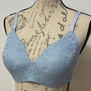 Knix Lacy Wingwoman Contour Bra Sz 3 in Sky Blue